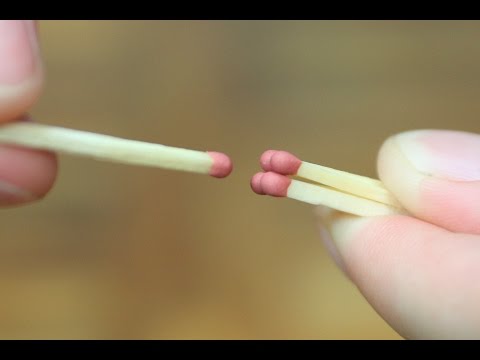 How to Light a Match Against Another One