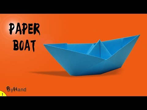 How to MAKE A PAPER BOAT