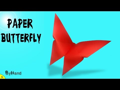 How to MAKE PAPER BUTTERFLY