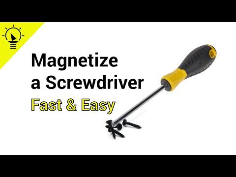 How to Magnetize a Screwdriver at Home