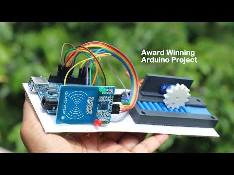 How to Make Arduino RFID Door Lock system | Arduino project ideas