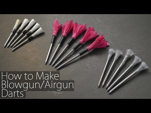 How to Make Blowgun/Airgun Darts