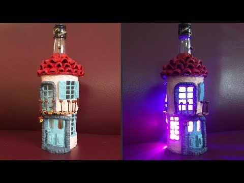 How to Make Bottle House Diorama |Easy Art &amp;amp; Craft Tutorial