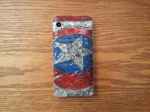 How to Make Captain America Mobile Cover