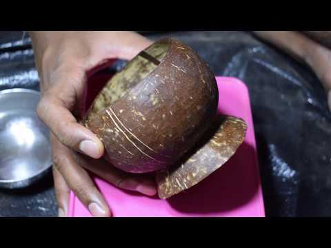 How to Make Cup from Coconut - DIY Coconut Cup