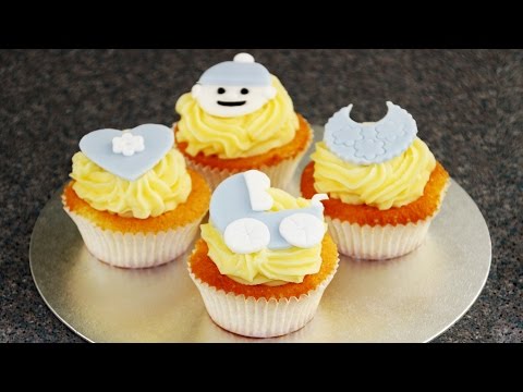 How to Make Cute Baby Cupcake Toppers - Baby Shower