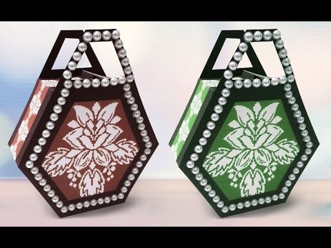 How to Make DIY Paper Gift Box | Handmade X-Mas Box | DIY Crafts -StylEnrich