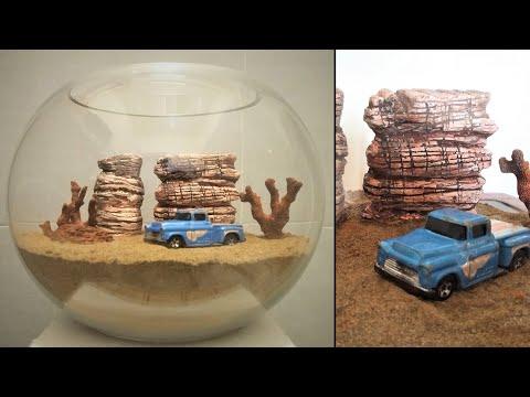 How to Make Desert Landscape Diorama|Desert Terrarium