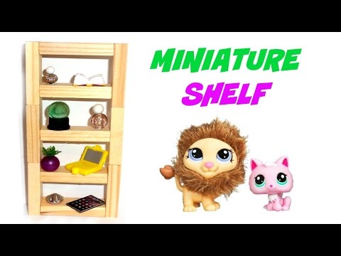 How to Make Doll/LPS Stuff: Shelf, Perfumes &amp;amp; Potted Plants