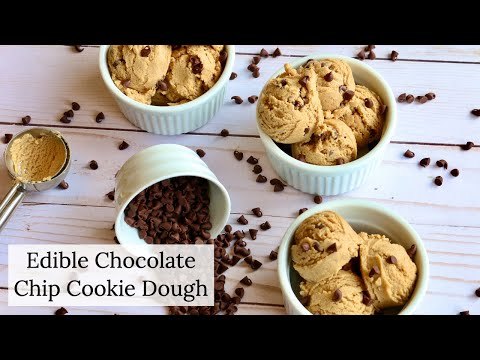 How to Make EDIBLE Cookie Dough | Edible Chocolate Chip Cookie Dough Recipe