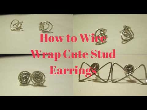 How to Make Four Different Types of Stud Earrings