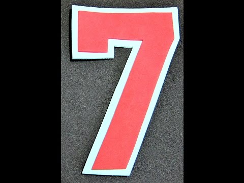 How to Make Jersey Number 7