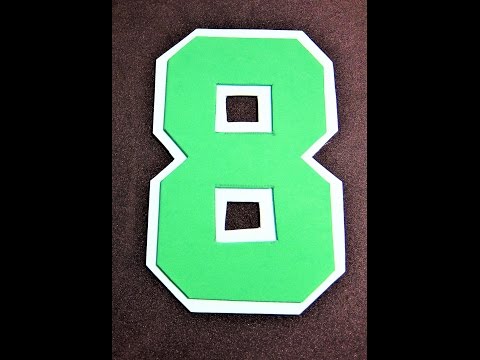 How to Make Jersey Number 8