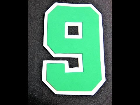 How to Make Jersey Number 9 and 6