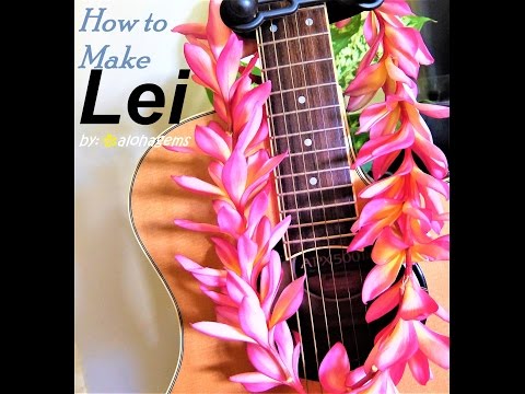 How to Make Lei Garland Plumeria Flower