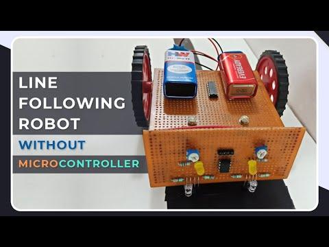 How to Make Line Following Robot without Microcontroller | Simple Engineering/Electronics Project