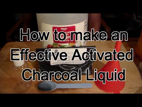 How to Make Liquid Activated Charcoal