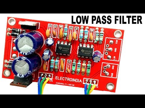 How to Make Low Pass Filter for Subwoofer with NE5532 IC | DIY ( ELECTROINDIA )