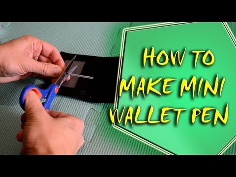 How to Make Mini Wallet Pen