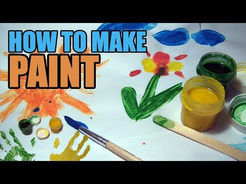 How to Make Paint. Kids DIY