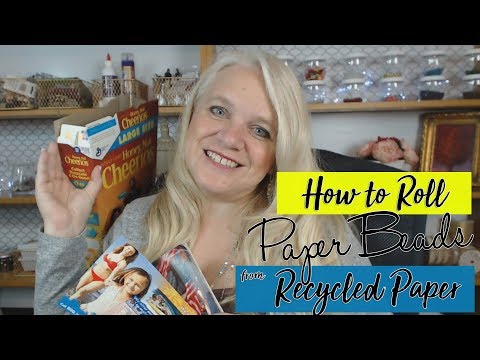 How to Make Paper Beads from Recycled Paper