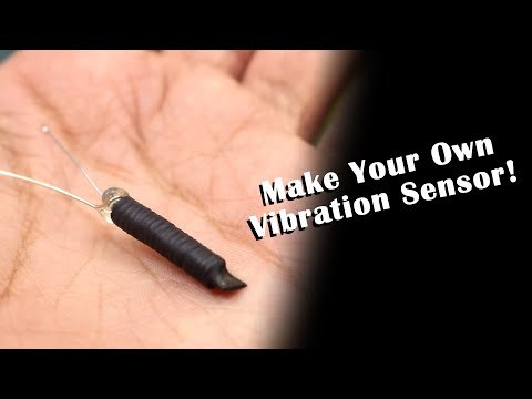 How to Make Spring Vibration/Motion Sensor! | DIY | Homemade