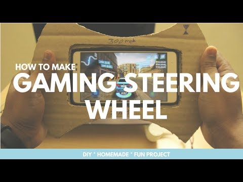 How to Make Steering Wheel For Mobile, Gaming Wheel, DIY Steering Wheel, Level Up Gaming Skills