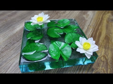 How to Make Water Lily Pond | Resin Art | Diorama