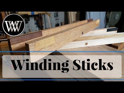 How to Make Winding Sticks Long Format Hand Tool Woodworking Project