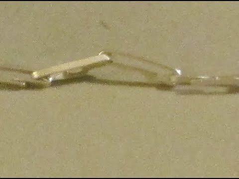 How to Make Wire Wrapped Long/Skinny/Narrow/Thin Flat Chain Links