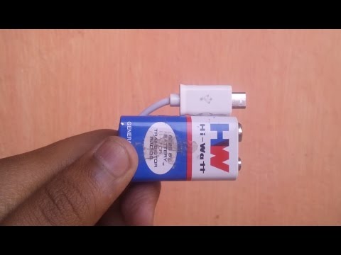 How to Make a 9v Battery Charger