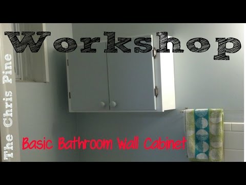 How to Make a Basic Bathroom Cabinet.