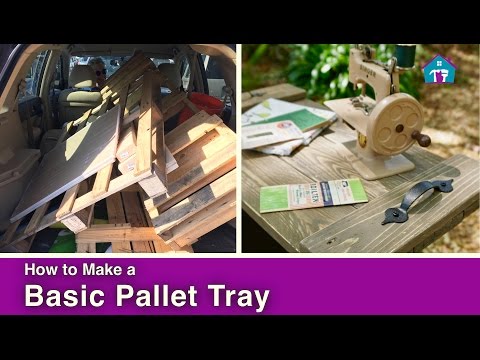 How to Make a Basic Pallet Tray