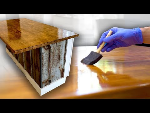 How to Make a Butcher Block Countertop // DIY Woodworking