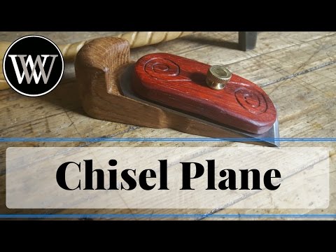 How to Make a Chisel Plane WoodWorking Hand Tool Project