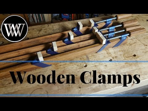 How to Make a Clamp - Wooden Beam or Pipe Clamps Build With Oak