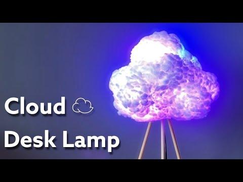 How to Make a Cloud Desk Lamp (Practical &amp; Easy Tutorial) ⛅️ || Cloud Lamp DIY || Polkilo