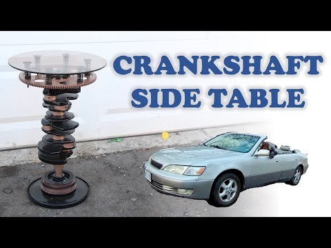 How to Make a Crankshaft Side Table