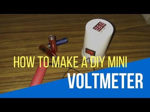 How to Make a Digital Voltmeter - DIY a mini Voltmeter