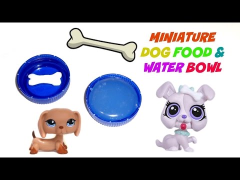 How to Make a Doll/LPS Dog Food Bowl + Water Bowl- Easy LPS Crafts &amp;amp; Doll Crafts