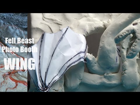 How to Make a Fell Beast Dragon Wing for a Photo Booth Display