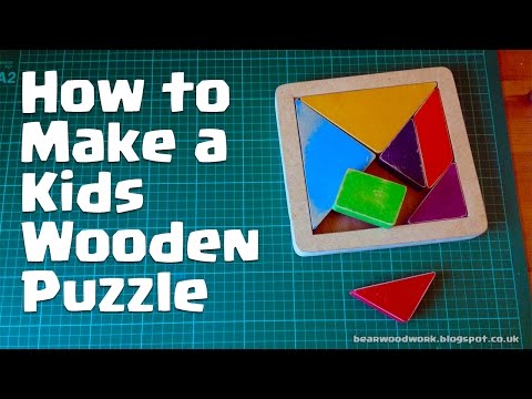 How to Make a Kids Wooden Puzzle