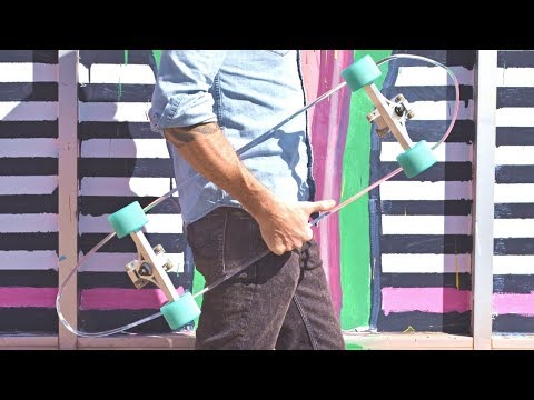 How to Make a Longboard With Acrylic - Filmed At Flaming Lips Building