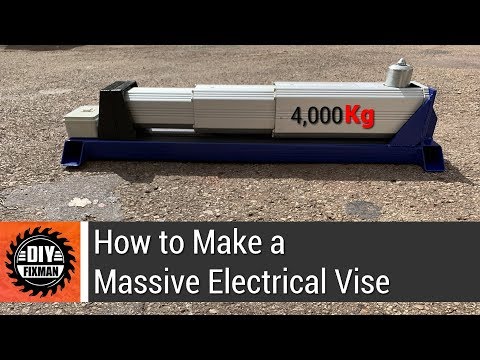 How to Make a Massive Electrical Vise - 4 Tons