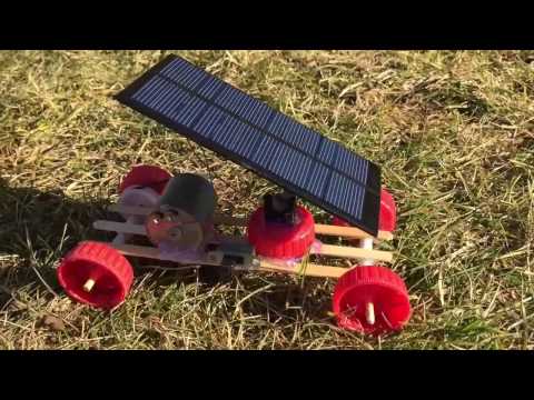 How to Make a Mini Solar Powered Car - Easy to Build