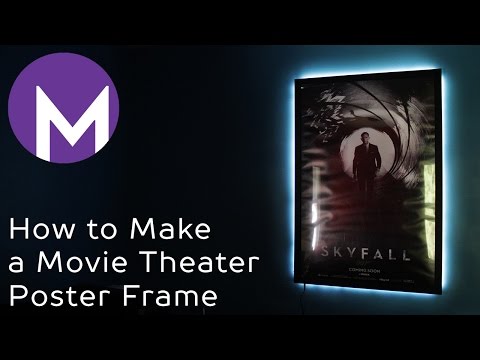 How to Make a Movie Theater Poster Frame