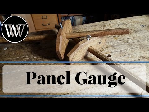 How to Make a Panel Gauge With Hand Tool Woodworking