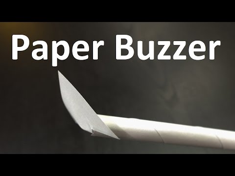 How to Make a Paper Buzzer