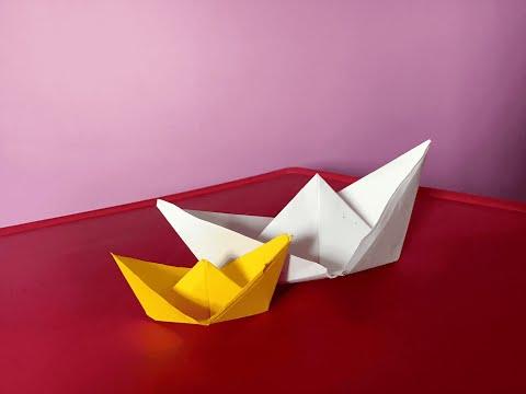 How to Make a Paper boat at home!