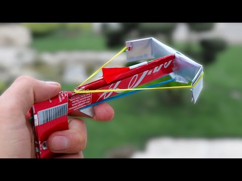 How to Make a Powerful Mini Crossbow from Coca Cola